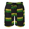 Men's 3d Printed Jamaican Flag Swim Trunks Fashion Summer Jamaica Beach Surf Board Shorts Quick Dry Sports Gym Short Pants 5
