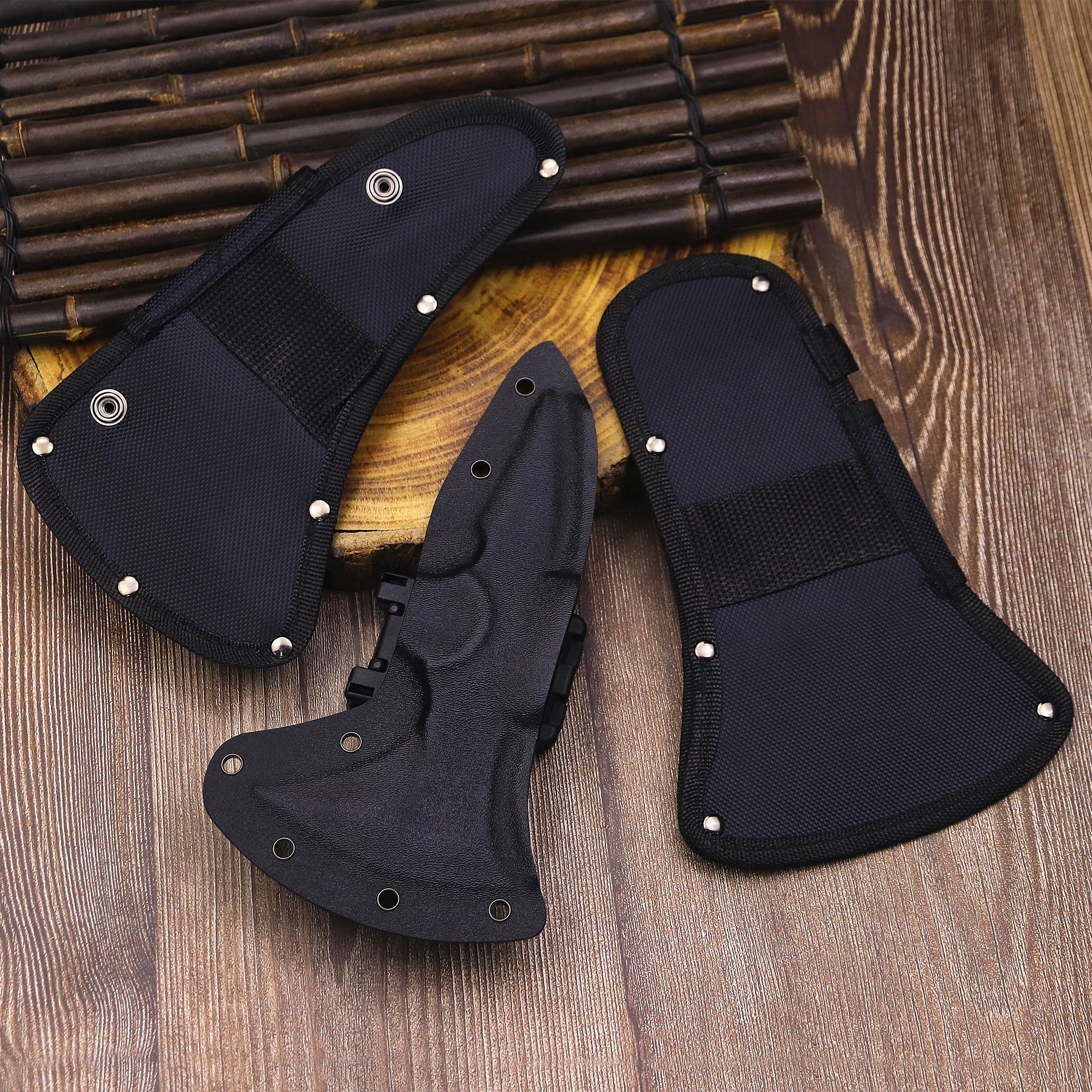 High-end hand-stitched nylon axe sheath, outdoor axe K sheath, suitable for tactical axe, camping axe, logging axe 4