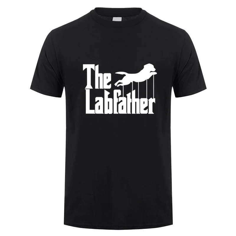 

Футболка Labfather Lab Dog For Father, летняя мужская хлопковая Подарочная рубашка с коротким рукавом