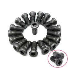 

10pcs M2 M2.5 M3 M3.5 M4 M5 M6 Insert Torx Screw Replaces Carbide Inserts CNC Lathe Tool/Blade Cutter Bar Alloy Steel 12.9