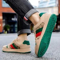 Chaussures pour hommes, baskets décontractées pour hommes, nouvelles chaussures en daim de vache véritable pour toutes les saisons 2