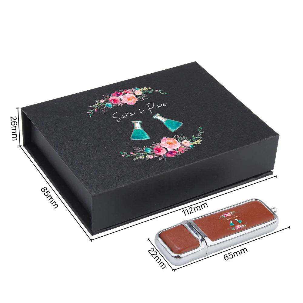 Leather USB3.0 Flash Drive 4GB 8GB 16GB 32GB 64GB 128GB High Speed Pen Drives Real Capacity Memory Stick Wedding Gifts usb flash drive flash drive