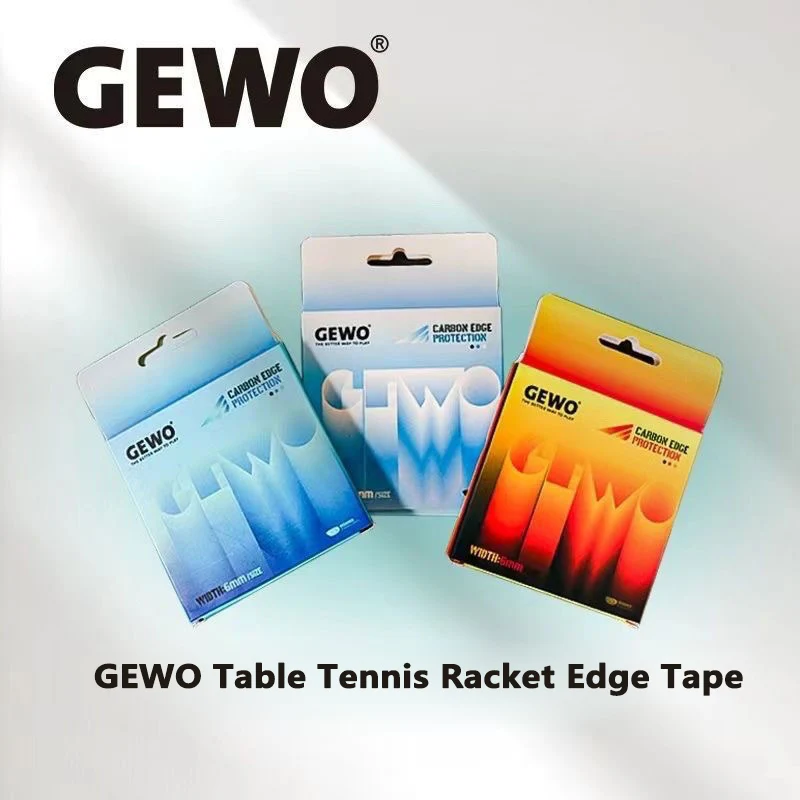 

Original GEWO Table Tennis Racket Carbon Edge Tape Ping Pong Bat Side Hard Protective Sponge Tape 6MM Carbon Edge Tape