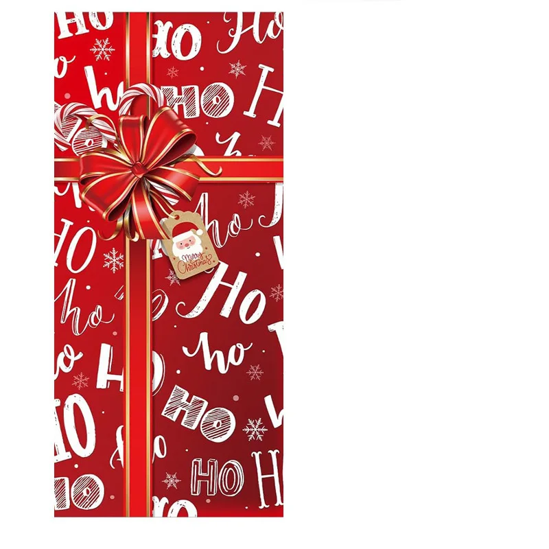 0.9 * 1.8M Christmas Door Cover Party Decoration