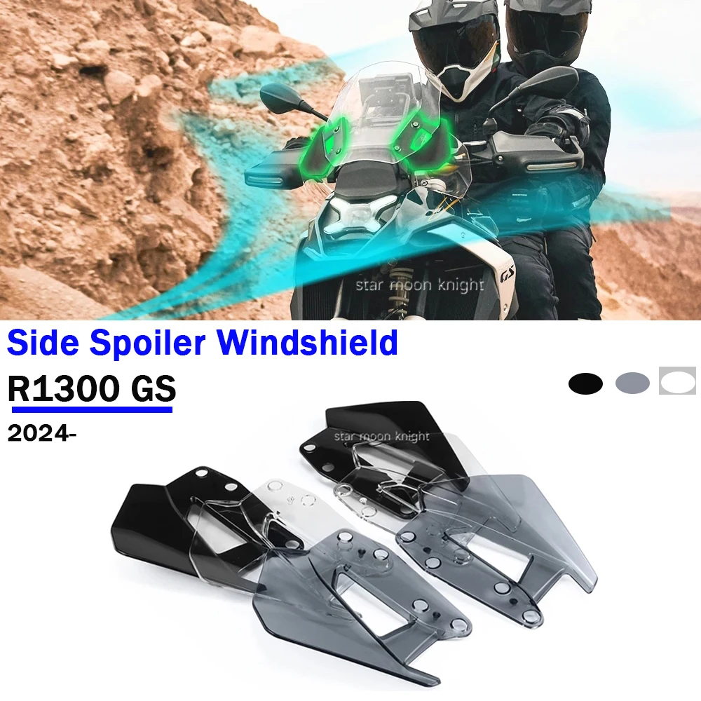 

For BMW R1300GS Side Spoiler Windshield R 1300 GS Trophy Triple Black Option 719 Tramuntana 2024- Accessories Wind Deflectors