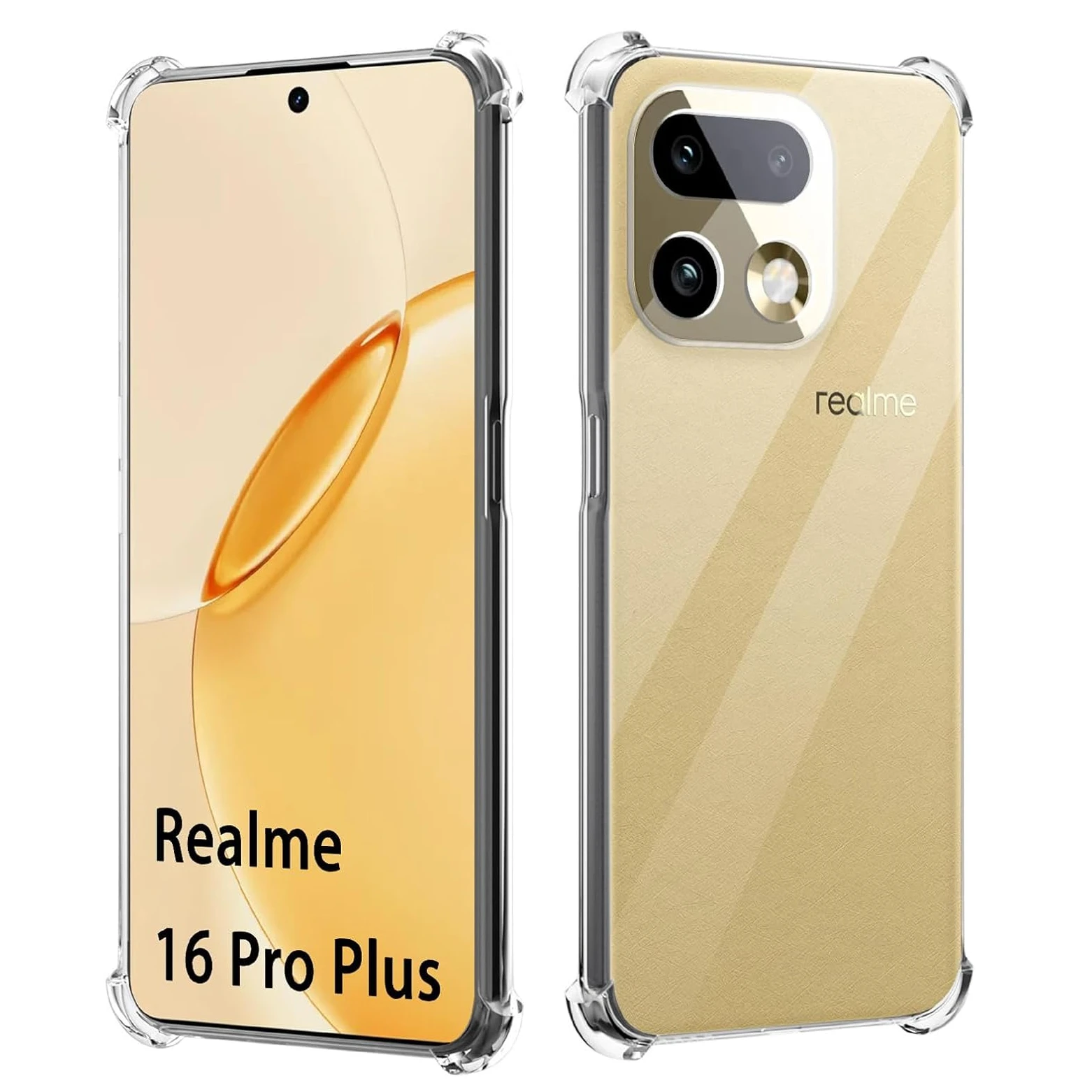 Shockproof Gradient TPU Protective Clear Cover Case