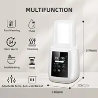 Baby Bottle Warmer & Sterilizer 24 hour 6-in-1Multifuntion Breast Milk Warmer Accurate Temperature Control Baby Bottle Heater 2