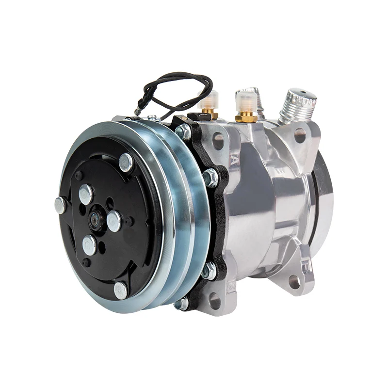 サンデン　エアコンコンプレッサー SD505 リビルト未使用品　モデル90653 サンデン エアコンコンプレッサー SD505 リビルト未使用品