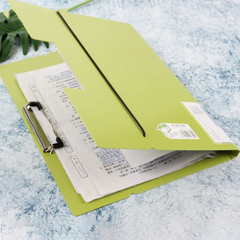 

Clip File Folder 2-Fold A3 Exam Paper Organizer Large Capacity Storage Folder Student Supplies