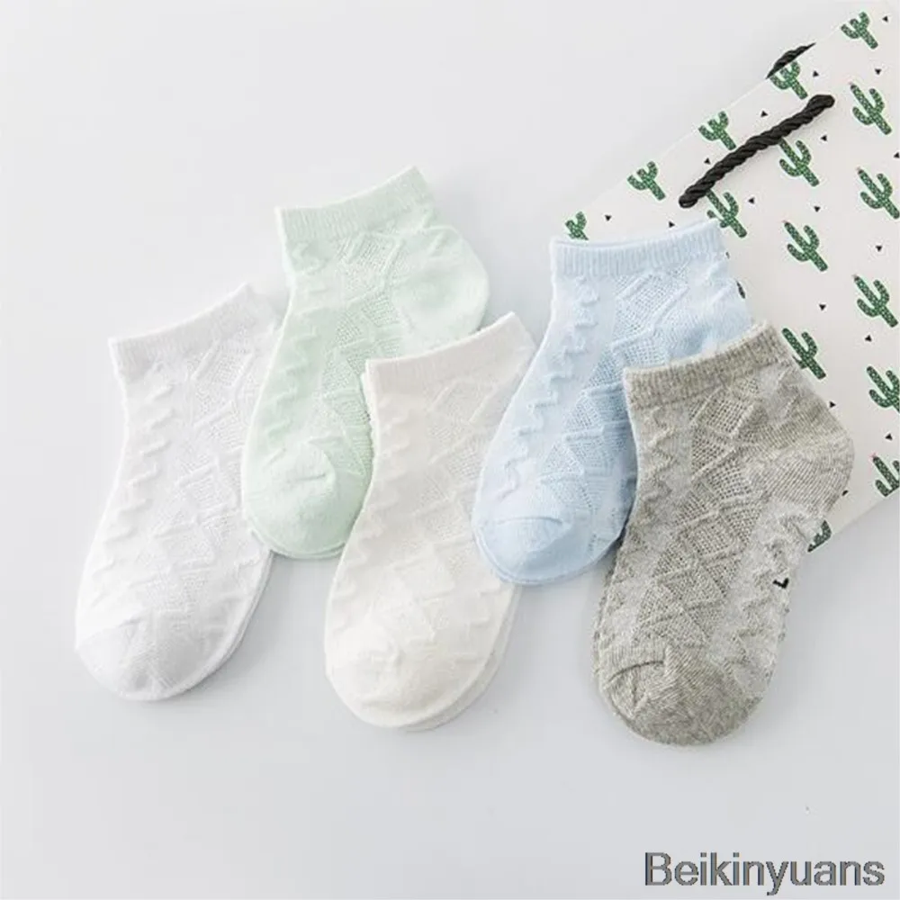 Children's Socks Spring Summer Boys Girls Cotton Thin Breathable Baby Mesh Sock for newborn toddlers infant kids socks