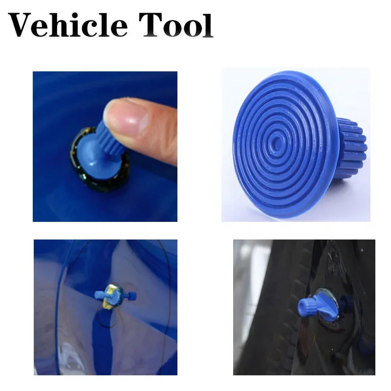 

90 Pcs Car Body Paintless Dent Hail Repair Tool Plastic Glue Puller Tabs Pad Automobile Repair Tools