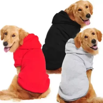 Warm Hooded Dog Sweatshirt 1