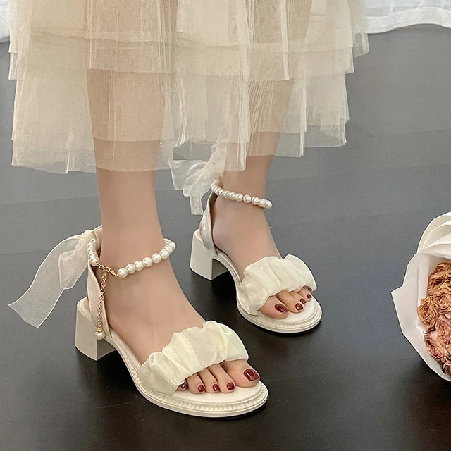 2023 Summer Luxury Sandals Clogs Wedge Buckle Strap Strappy Heels Female  Shoe Cross All-Match Cross-shoes Med Clear Shoes