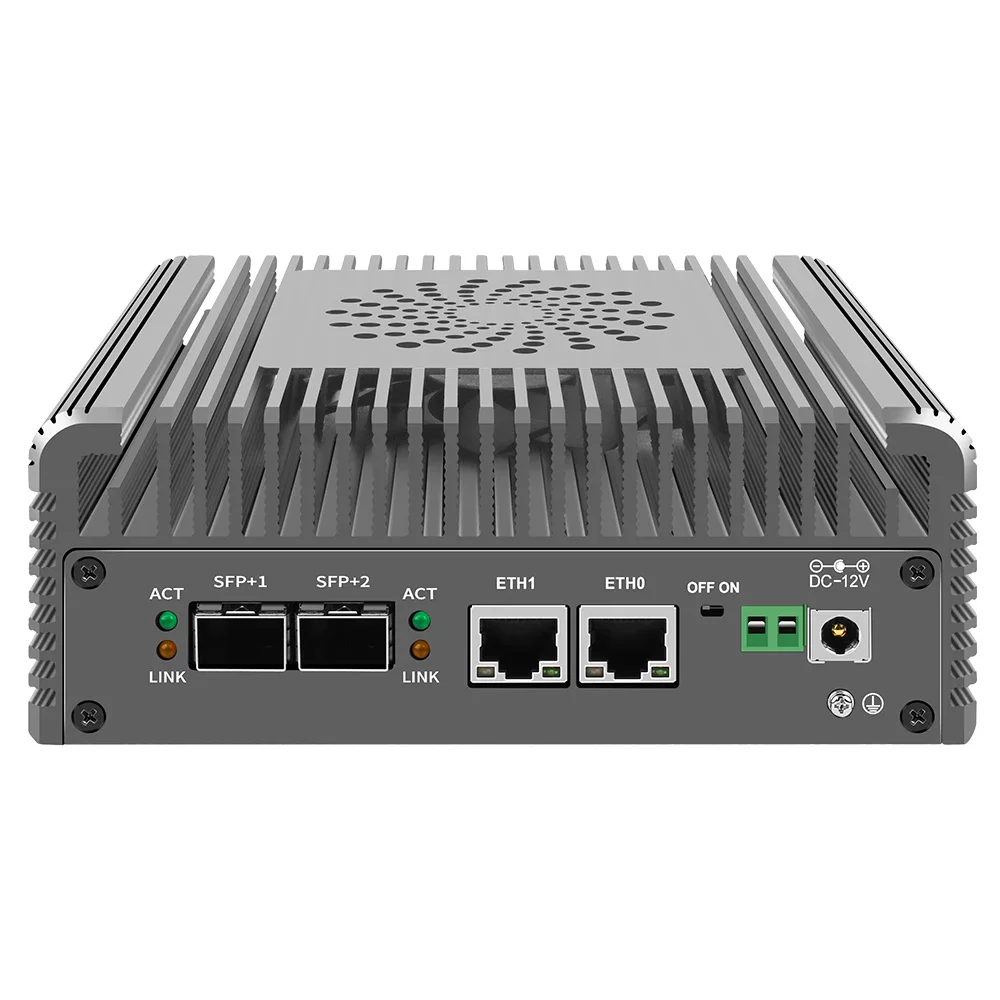 New 2x10G SFP+ 2xi226-V 2.5G Firewall Mini PC Intel 3 N355 N305 N150 N100 Soft Routing 2xNVMe DDR5 MiniPC NAS Server Proxmox 3
