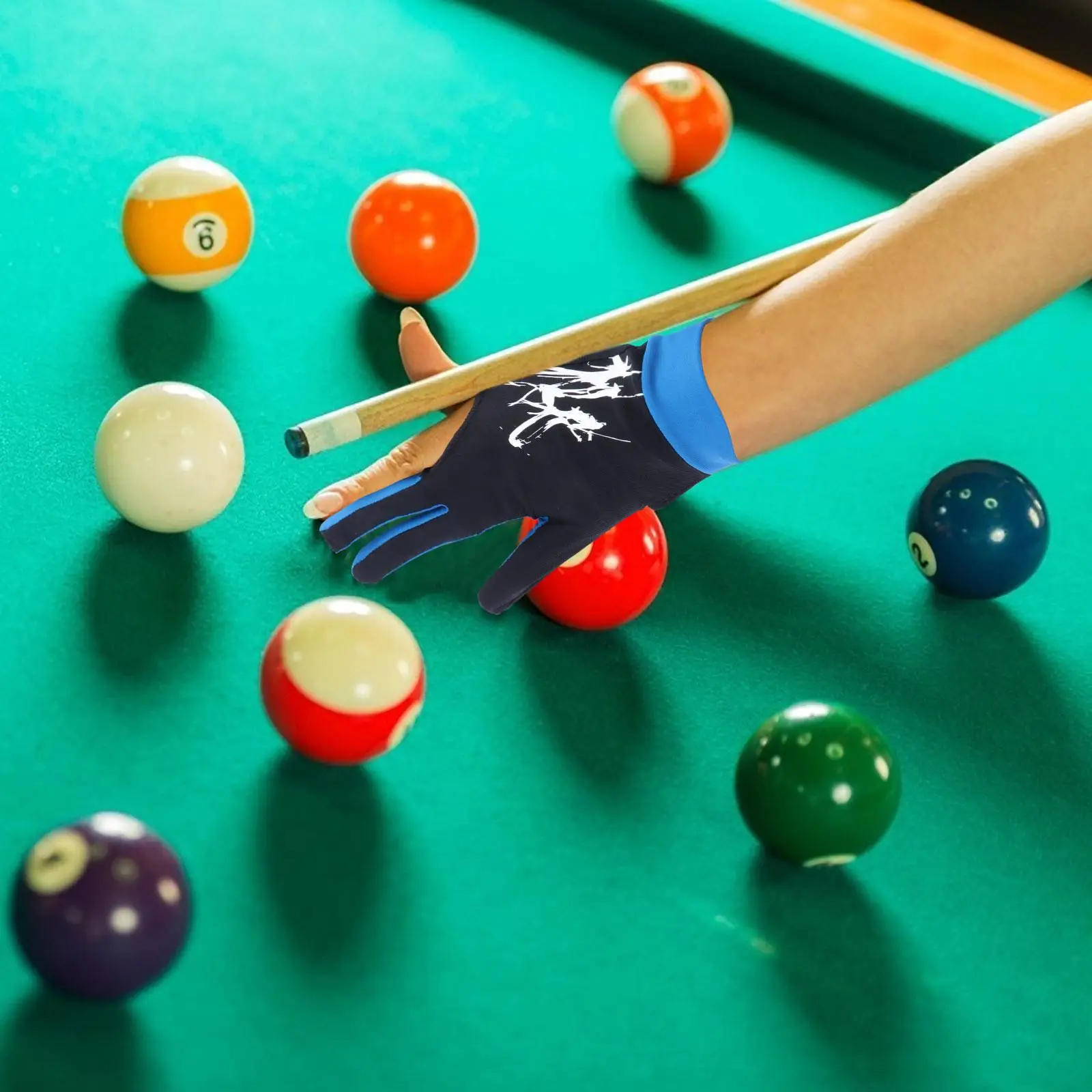 Three Finger Billiards Gloves Durable Lightweight Mittens For Women Table Tennis Gloves Snooker Balls Entertainment Gaming Gear
