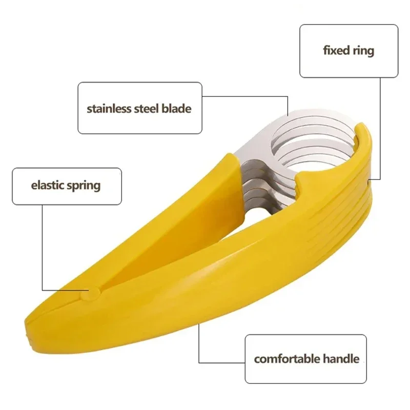 Home Kitchen Tool Vegetable Peeler Salad Slice Banana Cutter Chopper Fruit Cutter Cucumber Knife