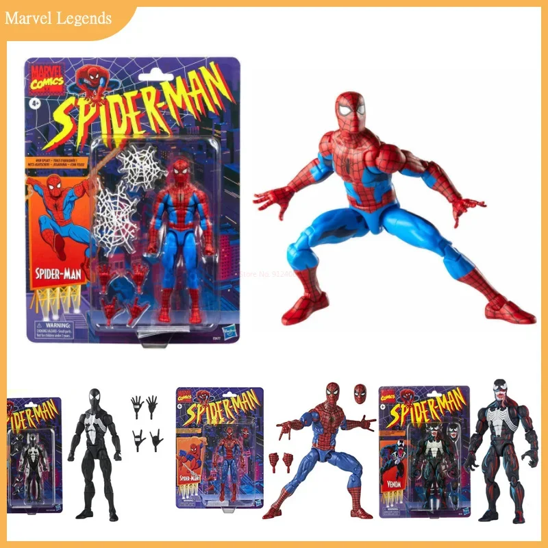 

Ko Marvel Legends Anime Spider Figuras Web Spiderman Action Figure Toy Spider Man Movable Statue Model Doll Collectible Kid Gift