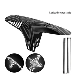 Reflective MTB Bicycle Fender for Enhanced Visibility and Protection (E Reflective)