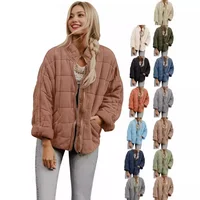 Loose Long Sleeve Cotton Jacket Women's Pure Color Collar Coat with Pockets New 2023 Style Casual Top Outerwear Coat