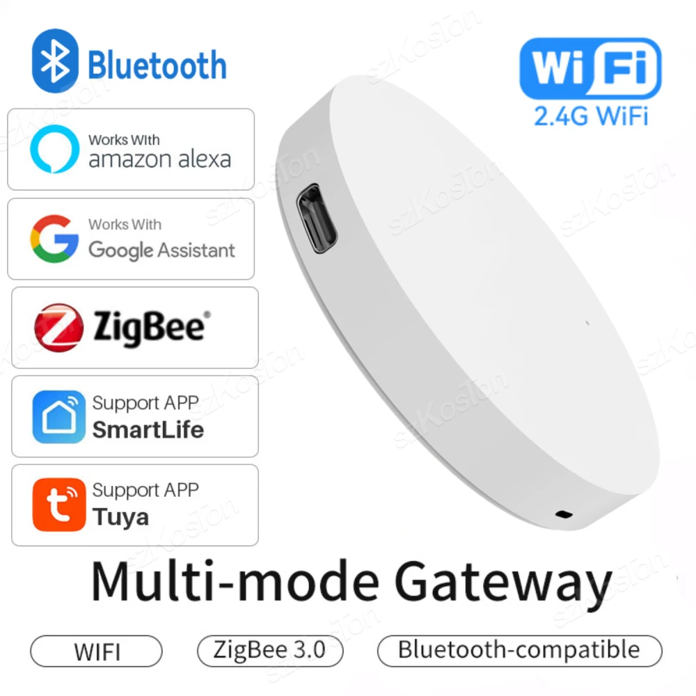 LoraTap Tuya Smart ZigBee 3.0 Hub Wireless Multi Mode Mesh Gateway Robotics  Bangladesh