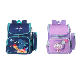 Cartoon School Bags for Boys and Girls Large Capacity Lightweight Backpack for Primary and Middle School Student