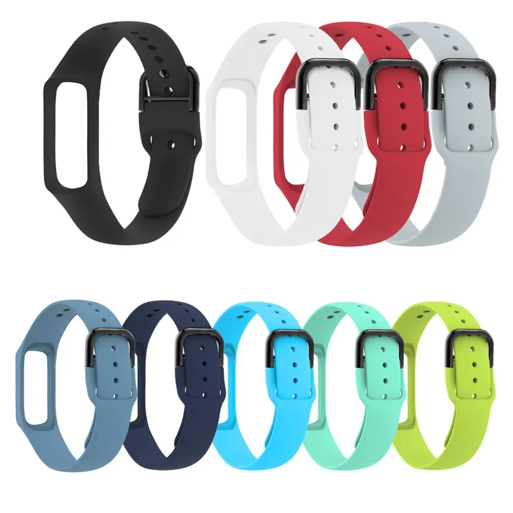 Smartwatch Replacement Strap Official Pattern Buckle Sports Replacement Wristband For Samsung Galaxy Fit E R375 Fast shipping