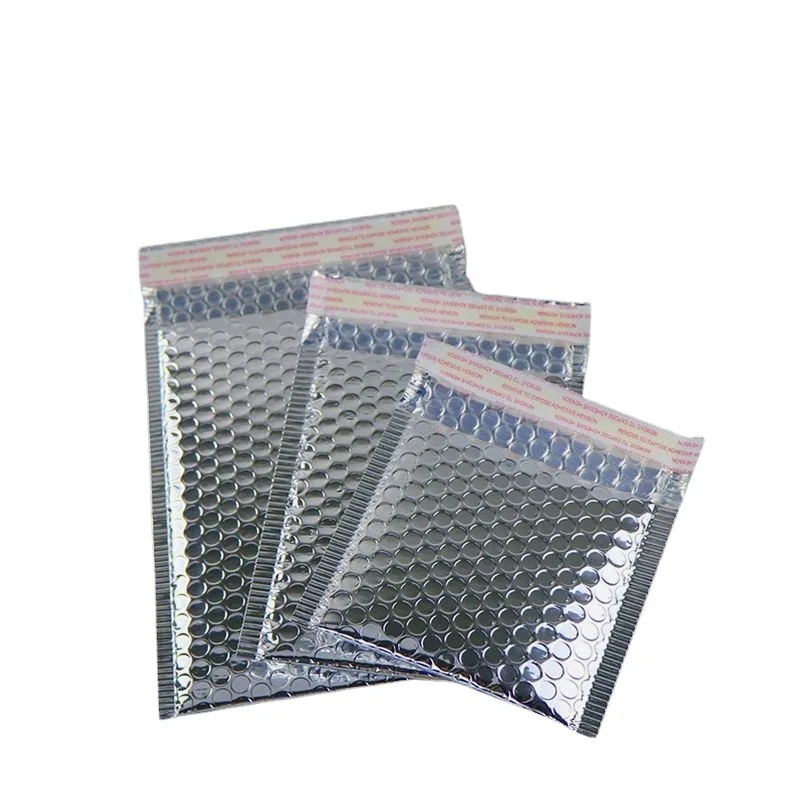

10 Pcs Large Size Express Bubble Bag Silver Aluminum Film Clothing Books Toys Logistics Shockproof Envelopes Packaging Bags
