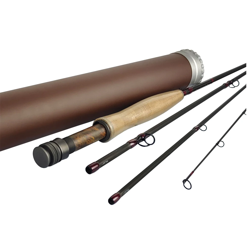 

High quality 100% Japan Toary carbon 9' 4sections IM12 fly fishing rod (B02)