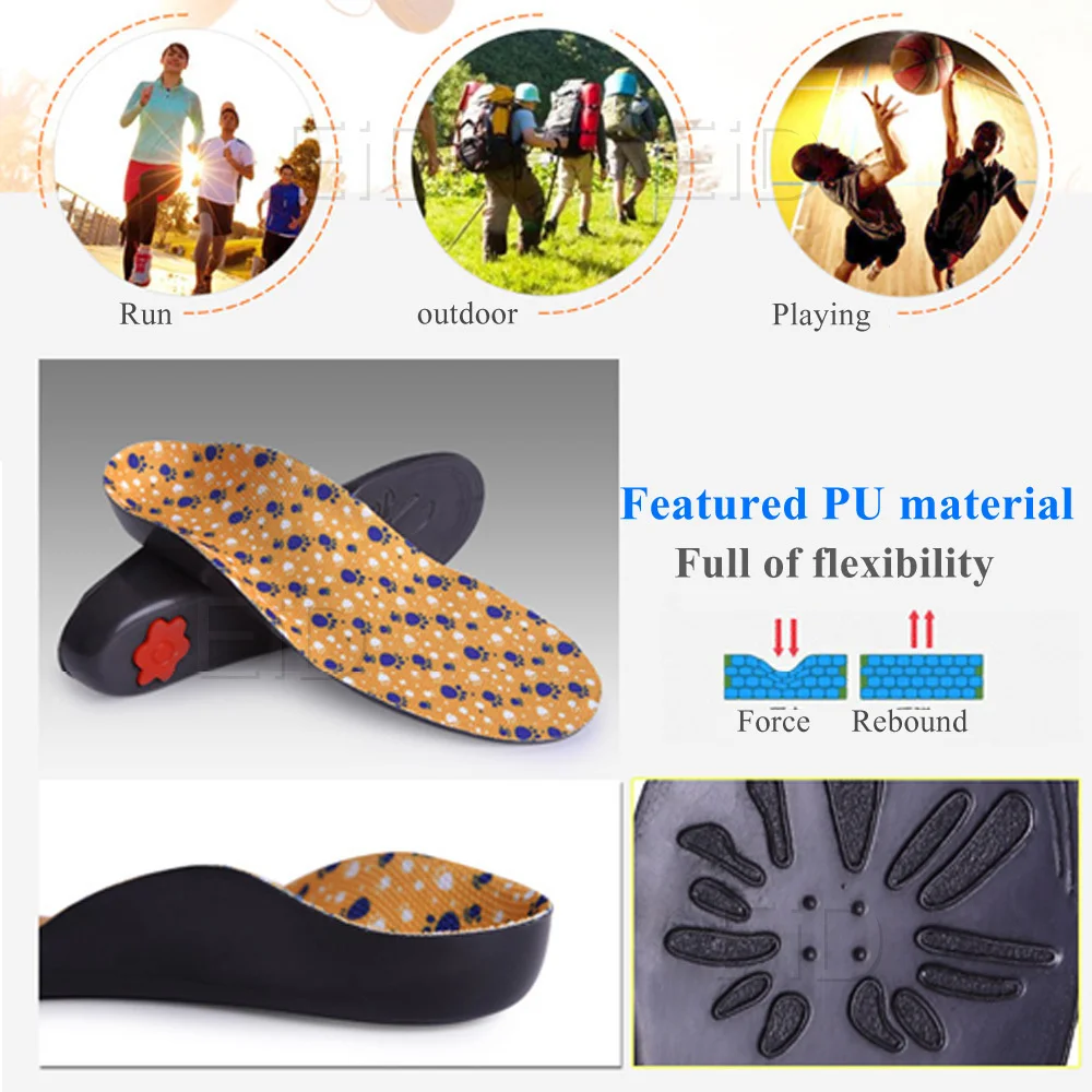 Kinder Kind Professionelle arch support Orthesen einlegesohlen für Kid Flache Füße Cubitus Varus XO bein plantillas Pad für schuhe Einsätze – Detail 26