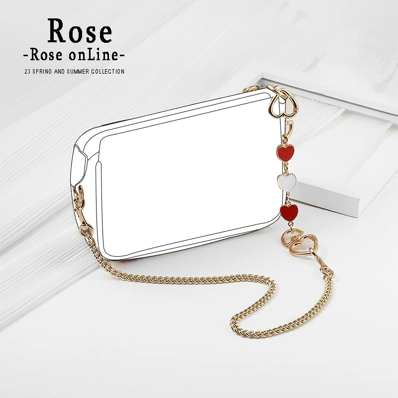 Strawberry Bag Love Extension Chain Bag Shoulder Strap Armpit Extension Bag Strap Chain Accessories