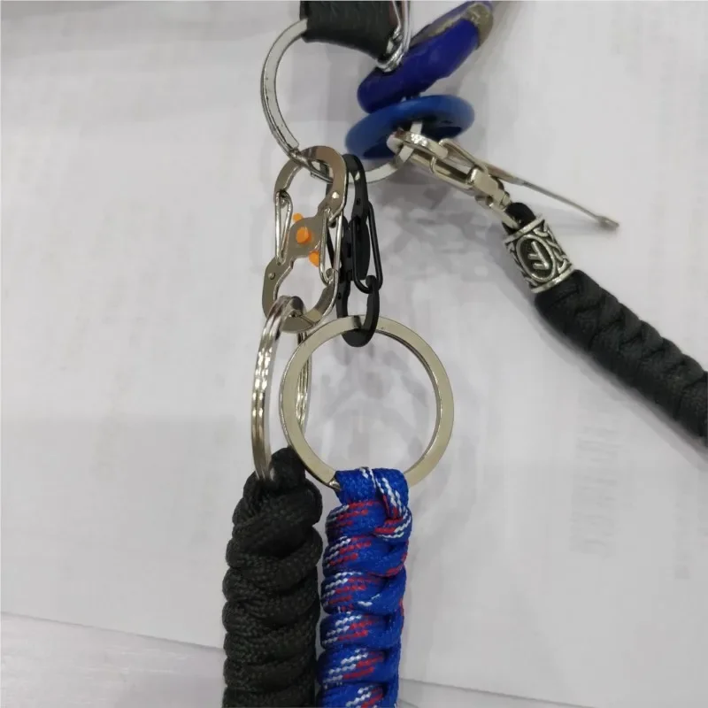 Outdoor Camping S Type Carabiner With Lock Mini Keychain Hook Anti-Theft Outdoor Camping Backpack Buckle Key-Lock Tool 1/5/10Pcs carabiner clips keychain carabiner