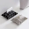 Portable Tissue Box Paper Storage Box Towel Cover Cloth Art Bedroom Living room Desktop Paper Towel Box Vehicle Paper Storage 5