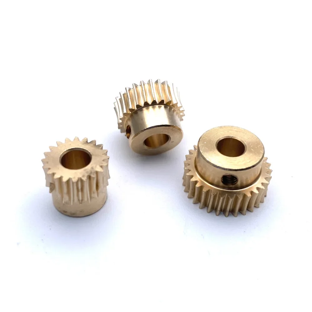 Description Picture 5 of item0.5M Precision Enveloping Worm Turbine Gear 1:10/15/20/25/30/40/50/60 Teeth 2/3/4/5/6mm Transmission Mechanism