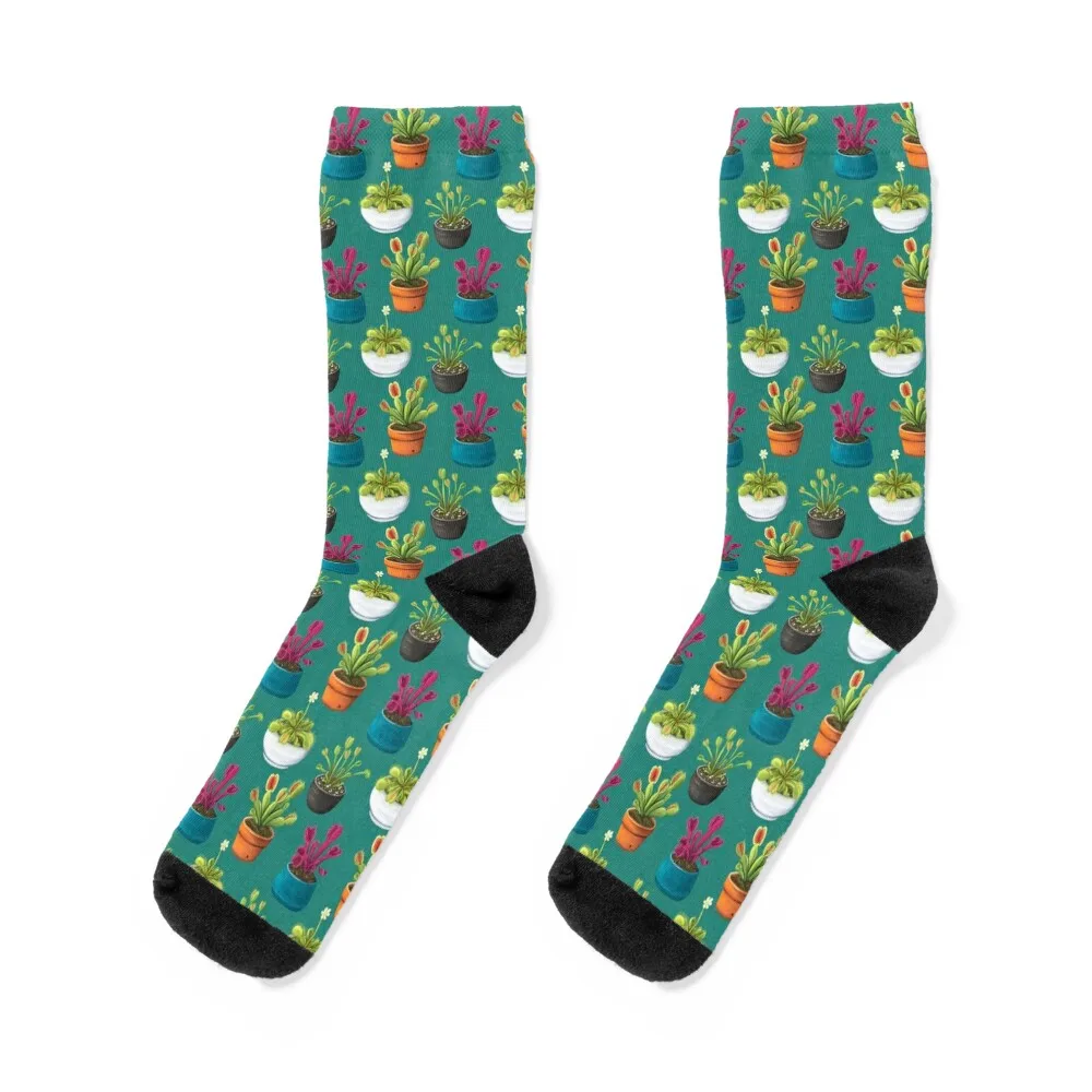 

Venus Fly Trap House Plant Sticker Pack Socks funny gift hockey Funny socks Socks For Girls Men's