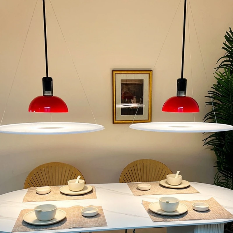 Italy FLos Frisbi Flying Saucer Pendant Lamp for Bedroom Dining Kitchen  Island Living Room House Decor Led UFO Lighting Fixture 2