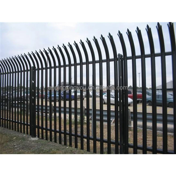 Fencing Garden Trellis Gates Durable Green Euro Curved Top Palisade Fencing 6