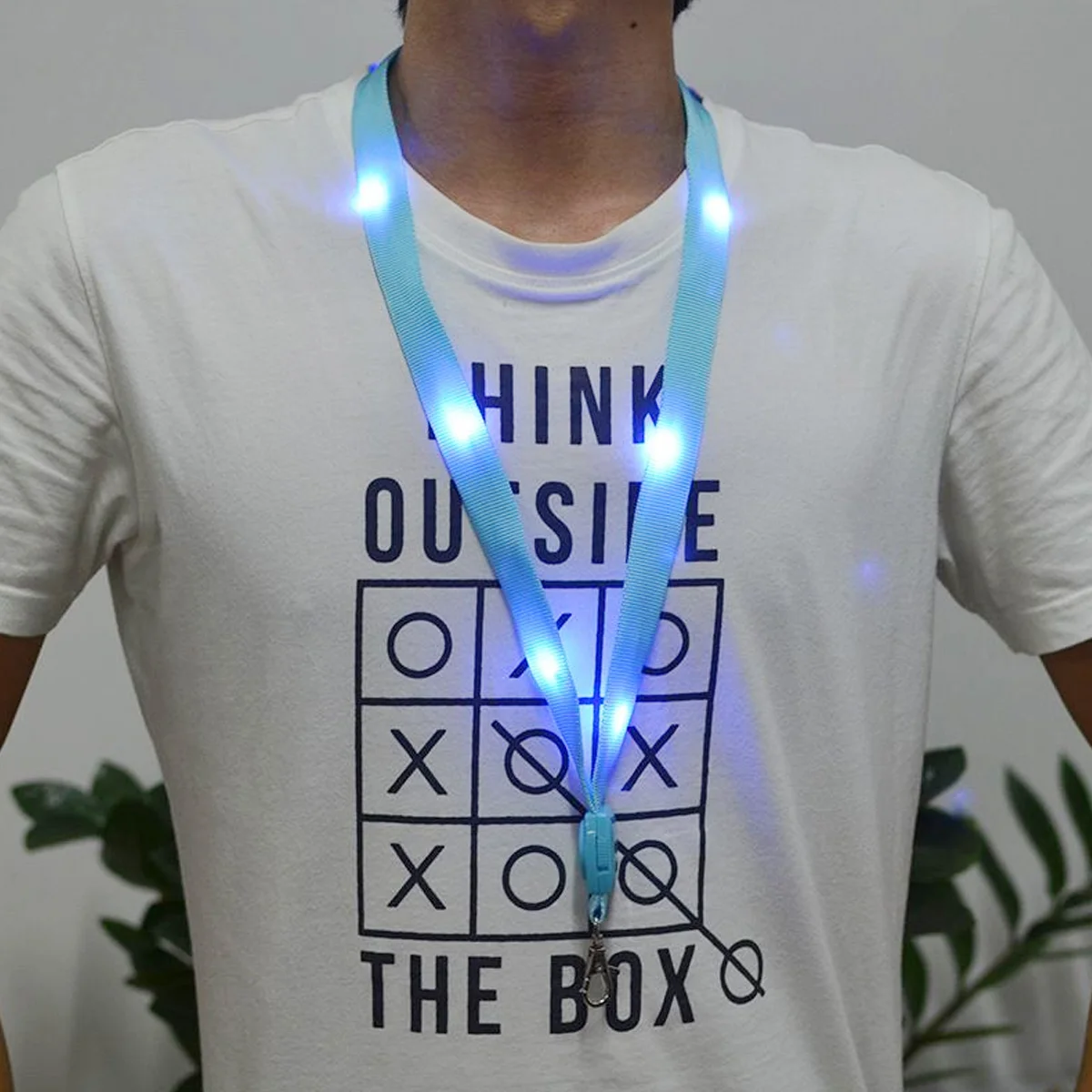 

LED Light Holder Lanyards Glowing Neck Lanyard Sets, LED Lanyards for ID Badges Students Office Workers, 7 Pack Colorful