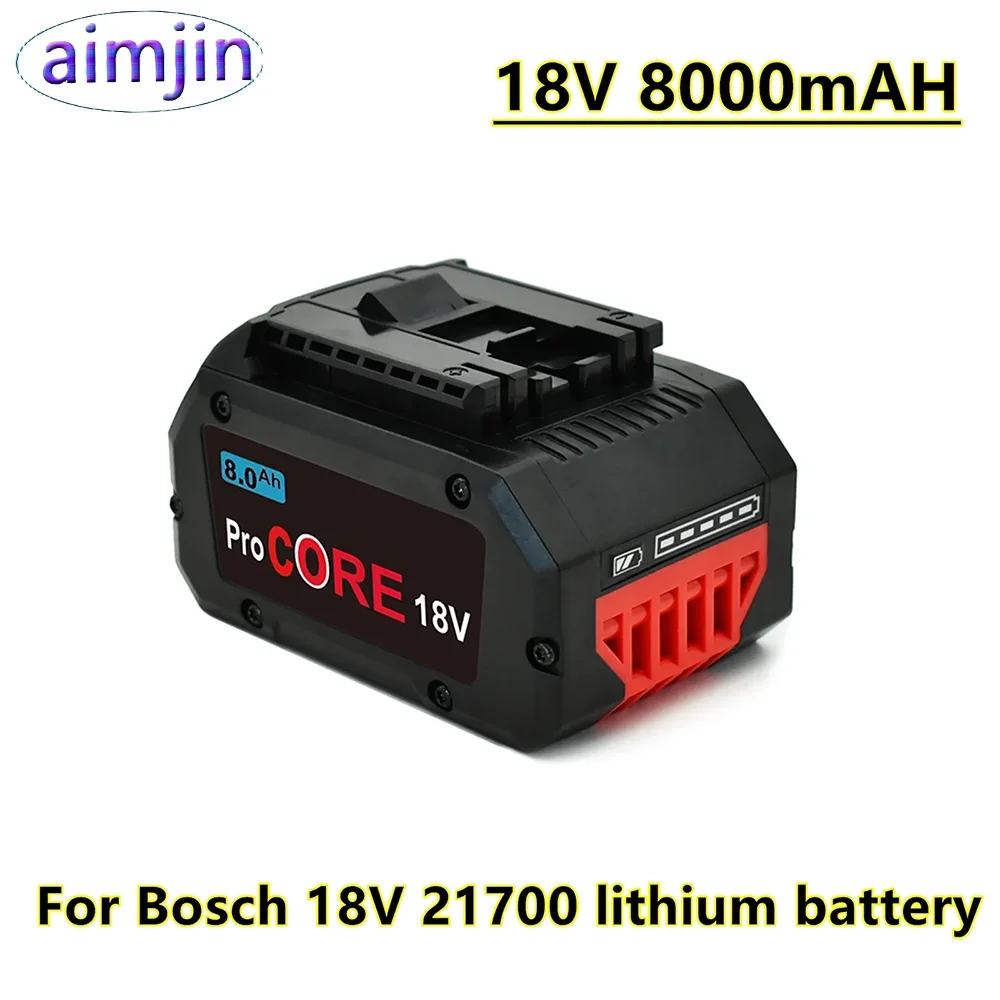 

ProCORE Replacement Battery for Bosch Professional Cordless Tools, 18V, 8000mAh, BAT609, BAT618, GBA18V80, 21700 Cell