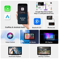 Srnubi 7/10 pouces Carplay voiture écran intelligent sans fil Carplay Android Auto lecteur multimédia AUX autoradio pour Apple Android stéréo 2