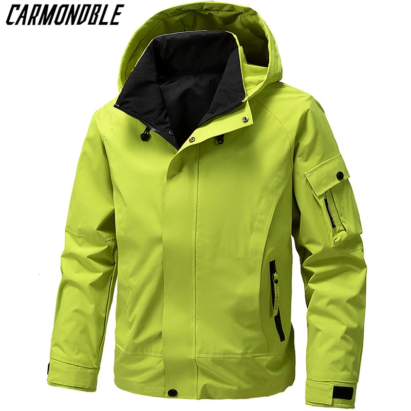 CARMONDBLE Spring Cycling Men Jacket Mountain Bicycle Windproof Coat Bike MTB Motorcycle Clothes Capa De Chuva Moto Motociclista