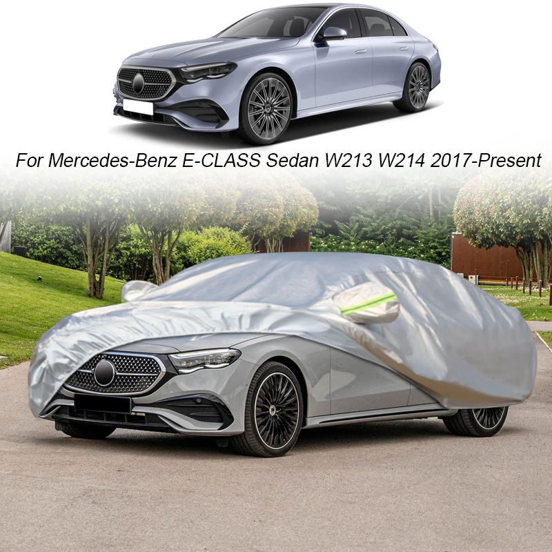 Waterdichte autohoes, compatibel met 2008-2024, Mercedes-Benz C-klasse W204, W205, W206, ademend, volledige autohoes, bescherming tegen regen, zon, stof