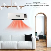 Chauffage mural et climatiseur combinés, machine électrique de refroidissement et de chauffage, faible bruit, 2 en 1, chauffage pour salle de bain 5