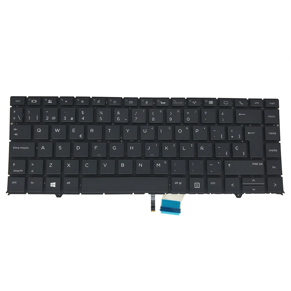 Espanhol Teclado Backlit Laptop hp Zbook Studio g5 Mobile Workstation X360 Elitebook 1050 g1 Espanha Teclados Latinos - Imagem 3