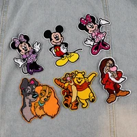 Cute Cartoon Dog Embroidered Iron-On Patches – DIY Applique Stickers for Jackets, Jeans, Clothes & Accessories - Image 3