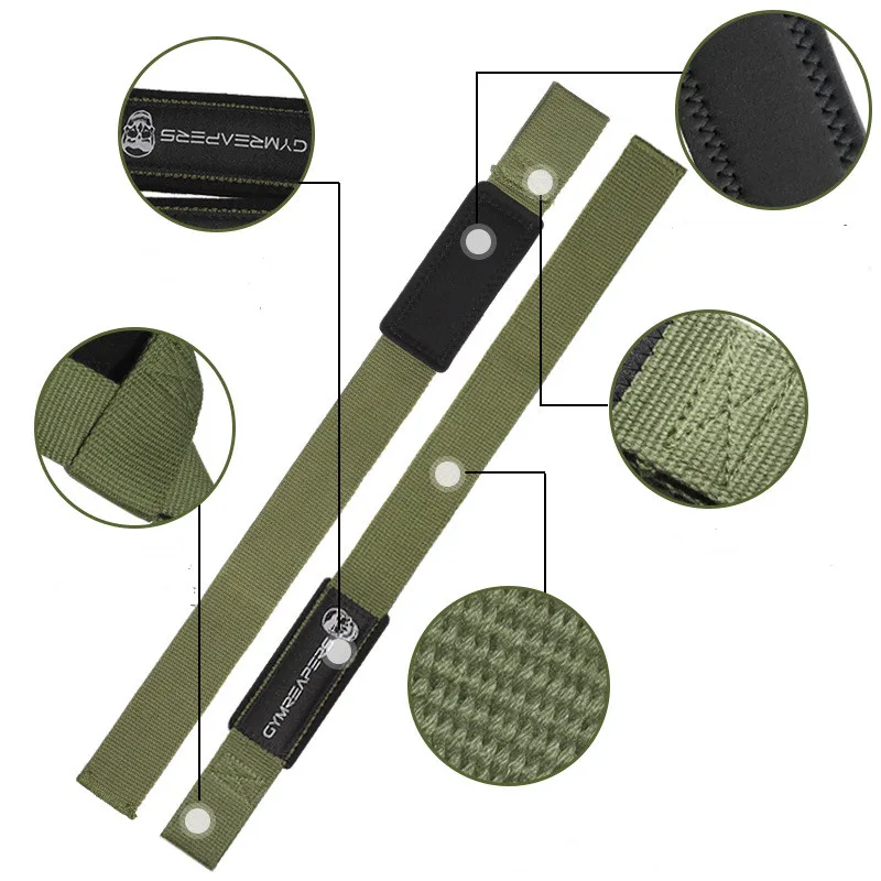 1Pair Lifting Wrist Straps for Weightlifting with Neoprene Padded Cotton Gym Wrist Wrap Ultimate Workout Deadlift Pull-up Straps