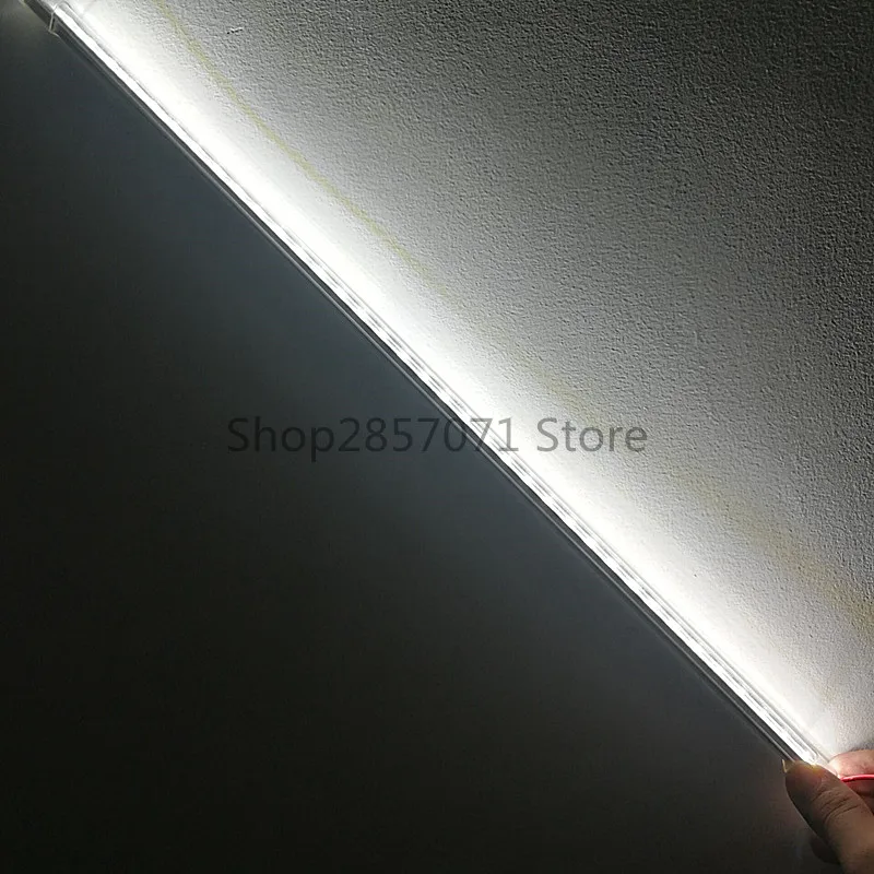 5pcs*50cm Factory Wholesale DC12V 24V SMD 5730 5630 LED Hard Rigid Strip Bar Light Aluminium shell +pc cover LED Bar Light 5730