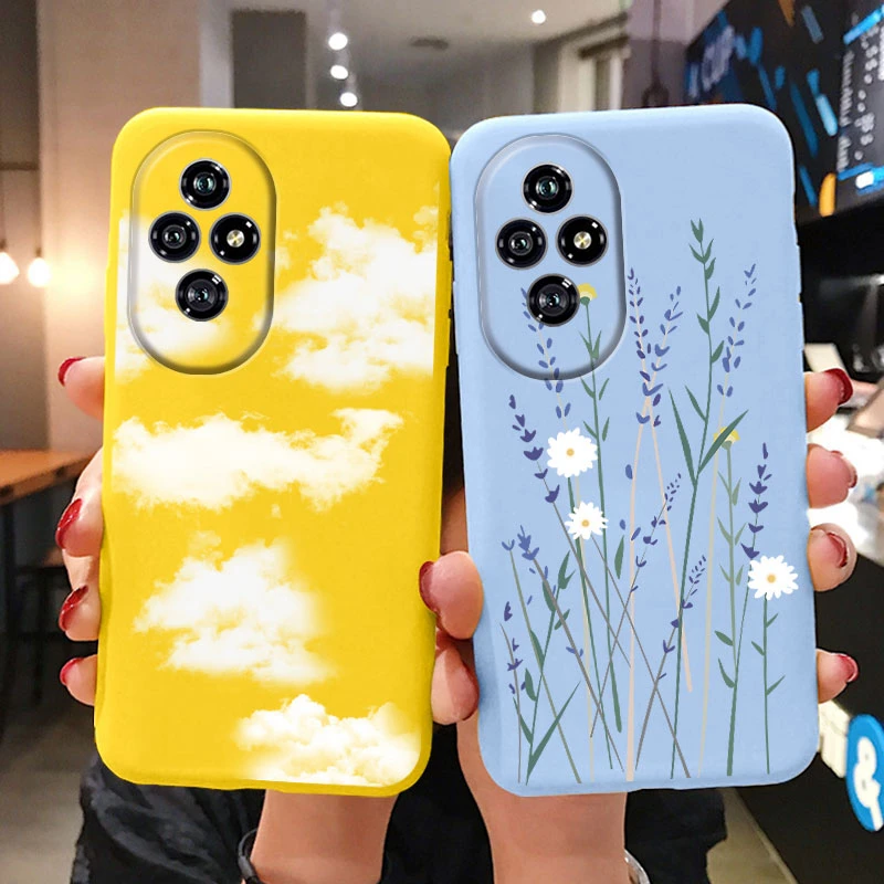 Beautiful Floral Heart and Leopard Print Soft Silicone Matte Protective Case