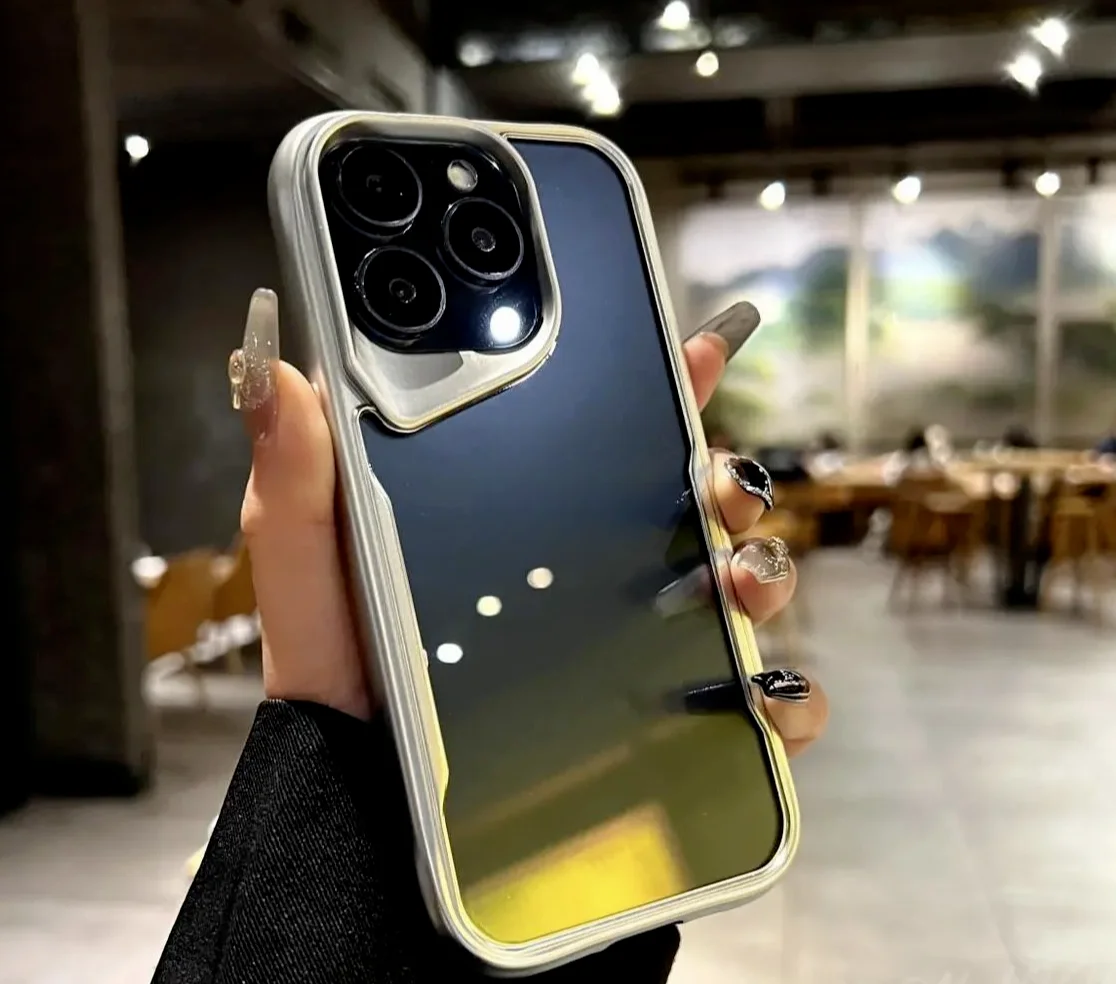 Unregelmäßiges, minimal plattiertes 15 Promax-Telefon iPhone 14 Transparent 13/12 Anti Drop 11 Hard Case X_voghion.com