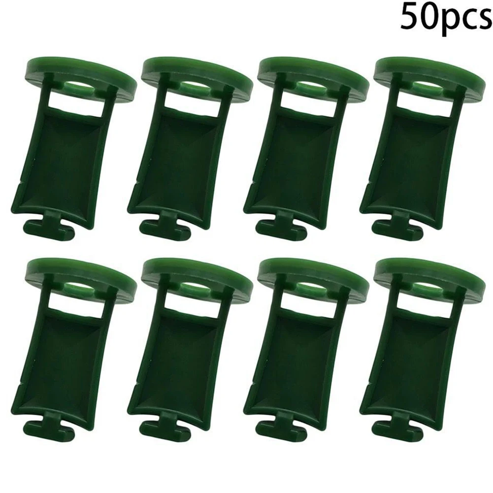 

High Quality Film Fix The Greenhouse Thermal Insulation Bubble Film Fixed Clips I-shaped Clip 50pcs Clips Green