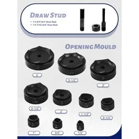 home. Hydraulic Knockout Punch Electrical Conduit Hole Cutter Set KO Tool Kit 1/2 to 4 inch (15T(1/2"-4")) US(Origin) 2